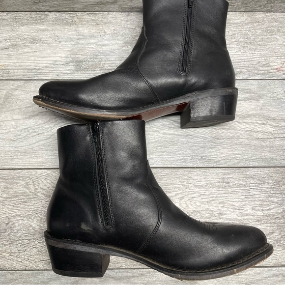 Durango Mens Leather Side Zip Western Boot Size 10.5 D - Picture 9 of 11